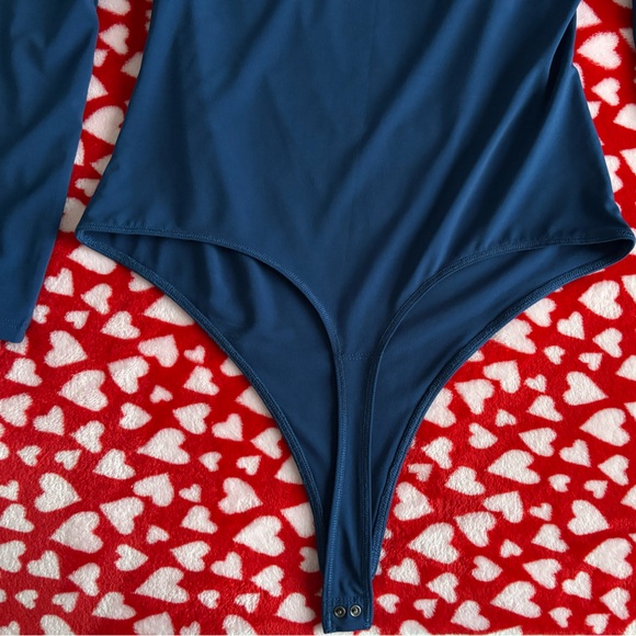 Long-Sleeve Mockneck Bodysuit - Picture 2 of 2